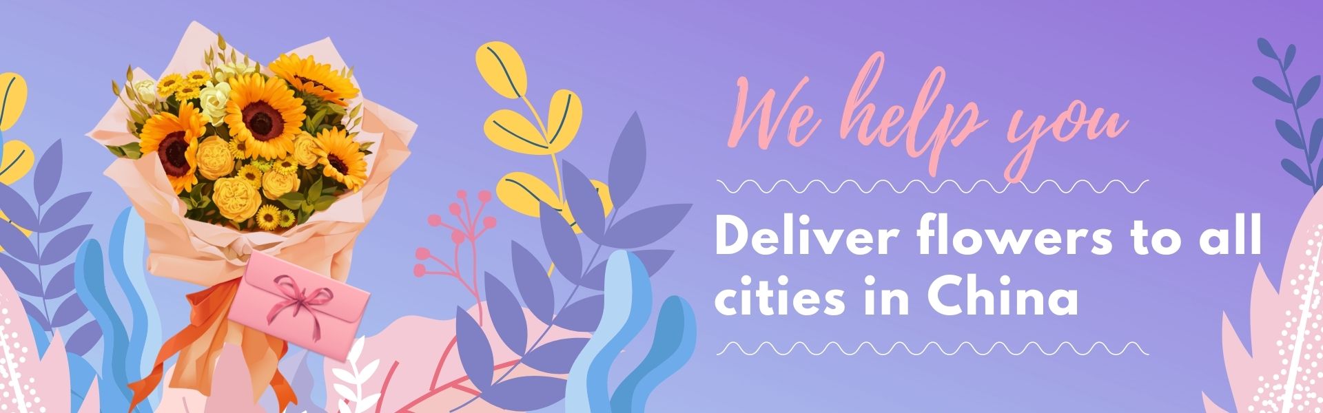 send flower to china